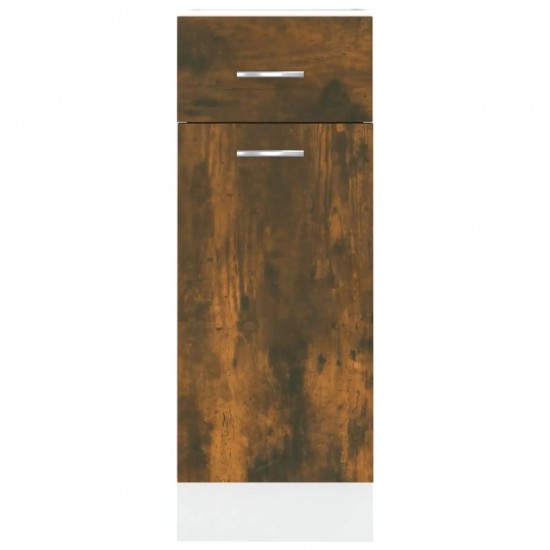Apatinė spintelė su stalčiumi, ąžuolo, 30x46x81,5cm, mediena