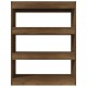 Spintelė knygoms/kambario pertvara, ruda, 80x30x103cm, mediena