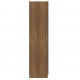 Drabužių spinta, rudos ąžuolo spalvos, 90x52x200cm, mediena