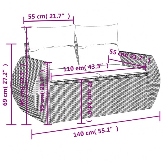 Galvūgalis su LED, tamsiai mėlynas, 100x5x118/128cm, aksomas