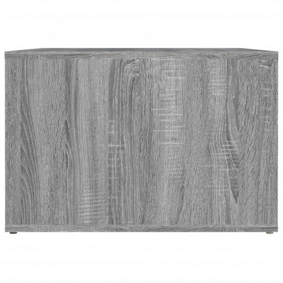 Naktinis staliukas, pilkas ąžuolo, 57x55x36cm, apdirbta mediena
