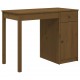Rašomasis stalas, medaus rudas, 100x50x75cm, pušies masyvas