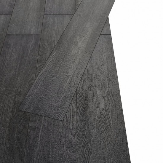 Grindų plokštės, juodos, PVC, 4,46m², 3mm, nelipnios