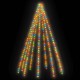 Kalėdų eglutės girlianda su 400 spalvotų LED lempučių, 400cm