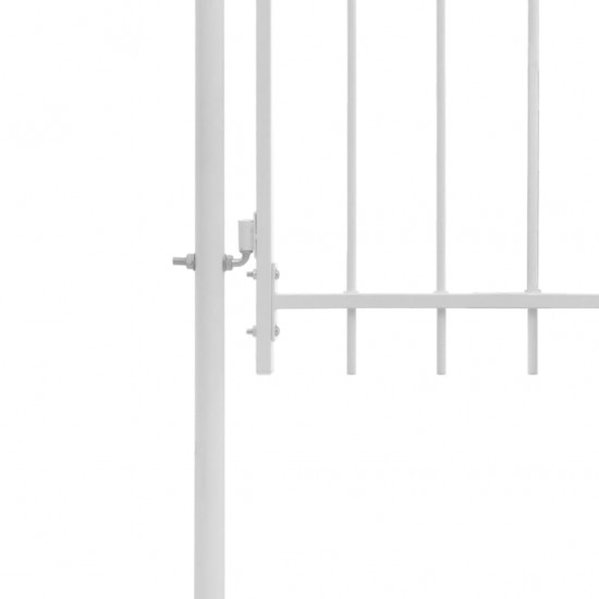 Sodo vartai, balti, 1x1,75m, plienas