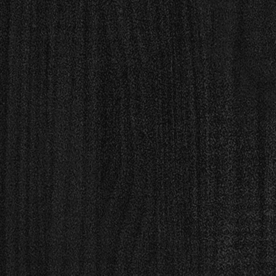 Sodo loveliai, 2vnt., juodi, 31x31x31cm, pušies masyvas