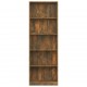 Spintelė knygoms, 5 aukštų, ąžuolo, 60x24x175cm, mediena