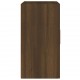 Sieninė spintelė, ruda ąžuolo, 60x30x60cm, apdirbta mediena
