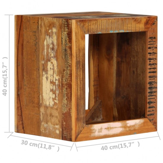 Taburetė, 40x30x40cm, perdirbtos medienos masyvas
