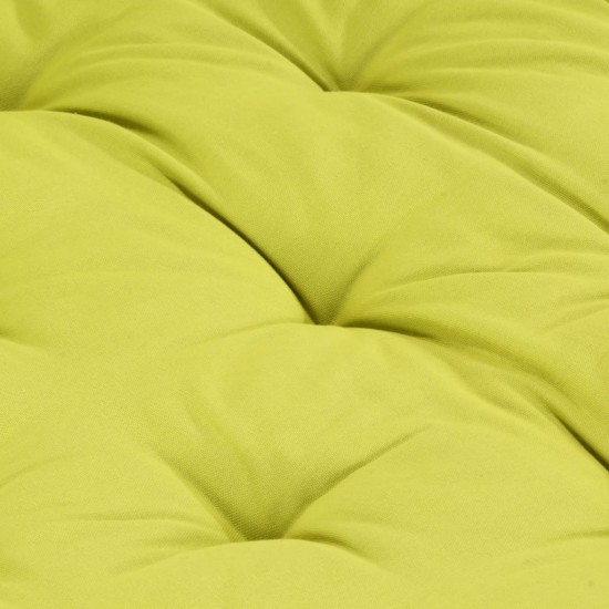 Paletės/grindų pagalvėlė, žalios spalvos, 120x80x10cm, medvilnė