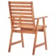 Lauko valgomojo kėdės, 4vnt., akacijos medienos masyvas