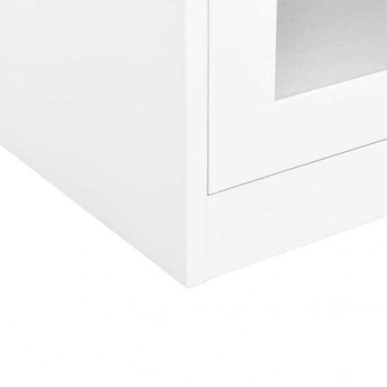 Biuro spintelė, baltos spalvos, 90x40x105cm, plienas