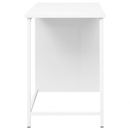 Rašomasis stalas su stalčiais, baltas, 105x52x75cm, plienas