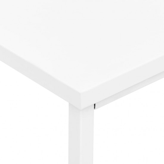 Rašomasis stalas su stalčiais, baltas, 105x52x75cm, plienas