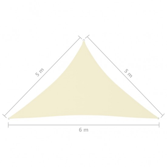 Uždanga nuo saulės, kreminė, 5x5x6m, oksfordo audinys