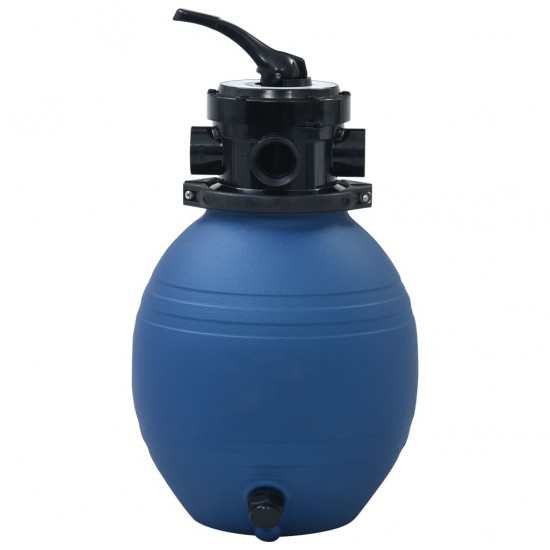 Smėlio filtras baseinui su 4 padėčių vožtuvu, mėlynas, 300mm
