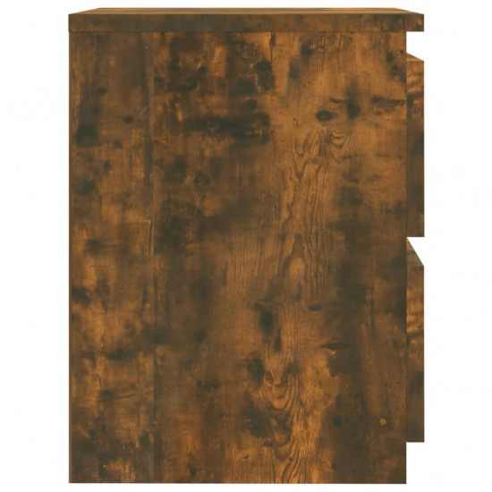 Naktinė spintelė, dūminio ąžuolo, 30x30x40cm, apdirbta mediena