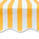 Markizės uždangalas, oranžinė ir balta, 450x300cm