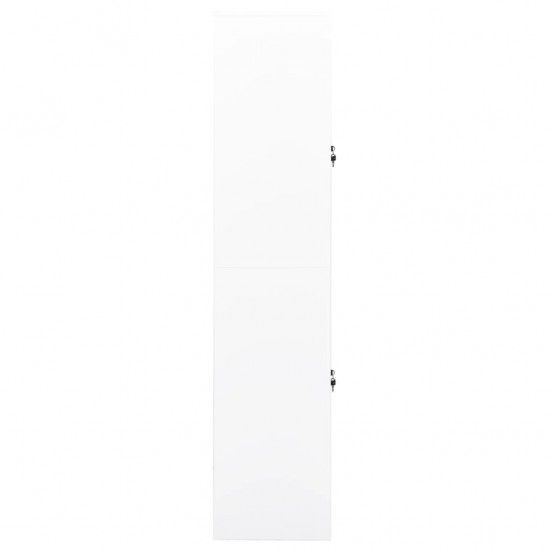Biuro spintelė, baltos spalvos, 90x40x180cm, plienas