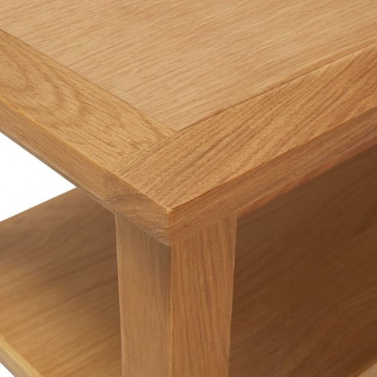 Kavos staliukas, 90x45x40cm, ąžuolo medienos masyvas