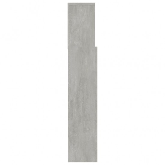 Galvūgalis-spintelė, betono pilkos spalvos, 120x19x103,5cm