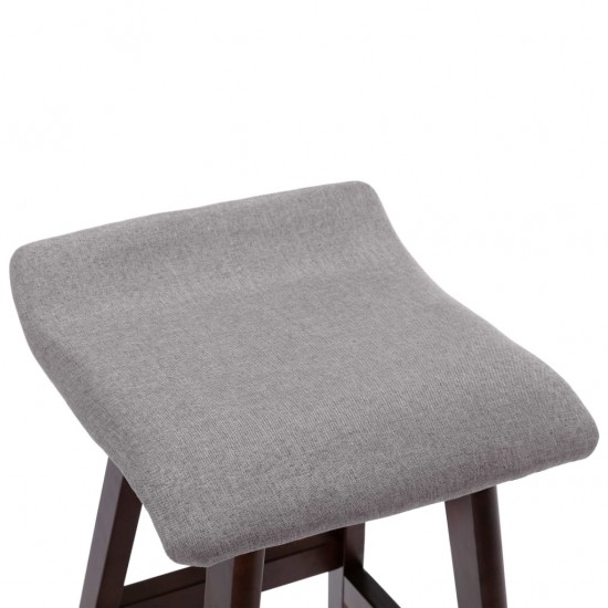 Baro kėdės, 2vnt., šviesiai pilkos spalvos, audinys