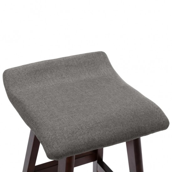 Baro kėdė, tamsiai pilkos spalvos, audinys