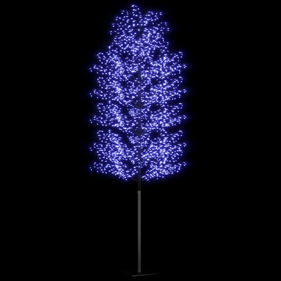 Kalėdinis medis su LED lemputėmis, 500cm, su vyšnių žiedais
