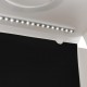 Sulankstoma studijos LED šviesdėžė, balta,40x34x37cm, plastikas