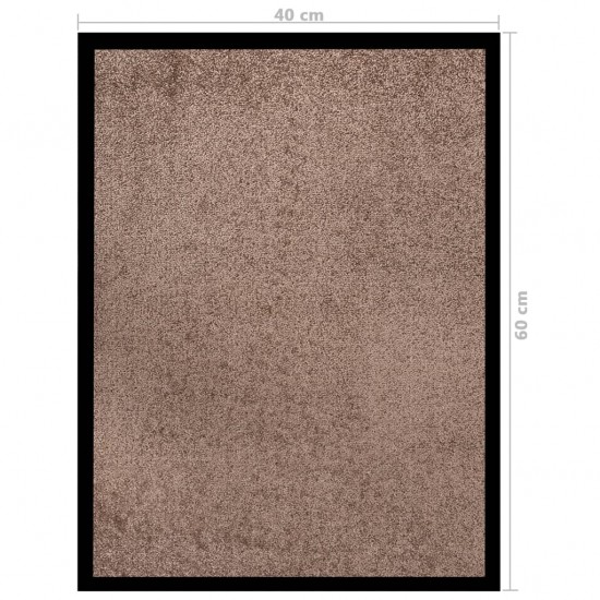 Durų kilimėlis, rudos spalvos, 40x60cm