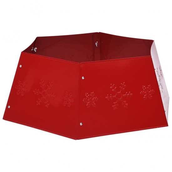 Kalėdų eglutės stovo apvadas, raudonas, skersmuo 68x25cm