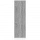 Šaldytuvo spintelė, pilka ąžuolo, 60x57x207cm, mediena