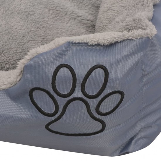 Šuns guolis su minkšta pagalvėle, dydis XXL, pilkas