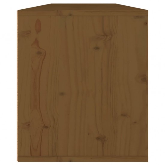 Sieninės spintelės, 2vnt., medaus rudos, 60x30x35cm, pušis