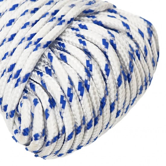 Valties virvė, baltos spalvos, 4mm, 50m, polipropilenas