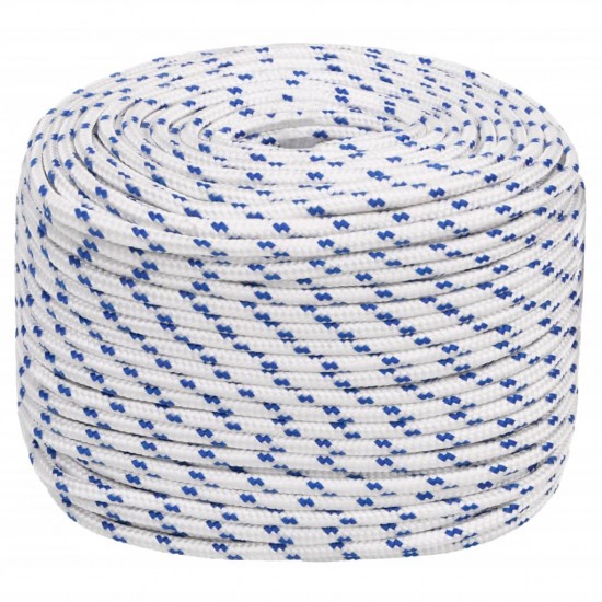 Valties virvė, baltos spalvos, 10mm, 25m, polipropilenas