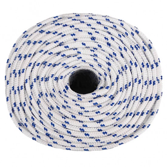 Valties virvė, baltos spalvos, 10mm, 25m, polipropilenas