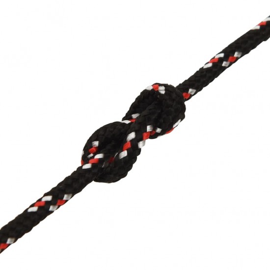 Valties virvė, juodos spalvos, 3mm, 100m, polipropilenas