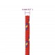 Valties virvė, raudonos spalvos, 4mm, 100m, polipropilenas