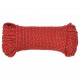 Valties virvė, raudonos spalvos, 3mm, 250m, polipropilenas