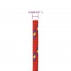 Valties virvė, raudonos spalvos, 4mm, 500m, polipropilenas