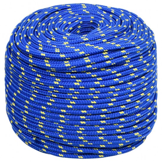 Valties virvė, mėlynos spalvos, 6mm, 250m, polipropilenas
