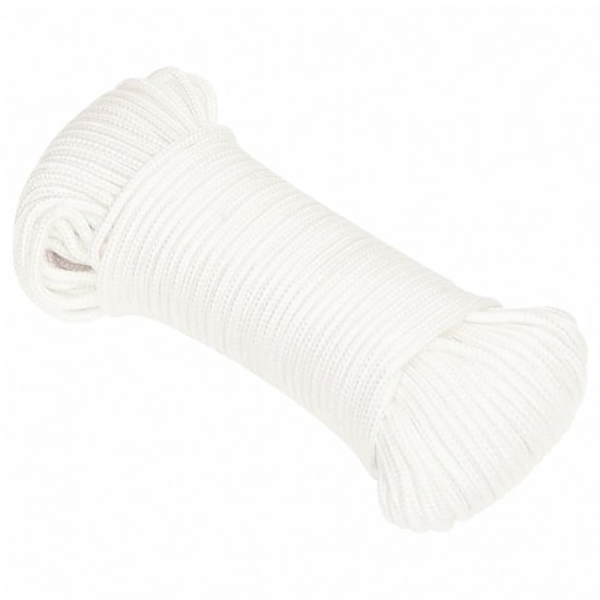 Valties virvė, visiškai balta, 4mm, 500m, polipropilenas