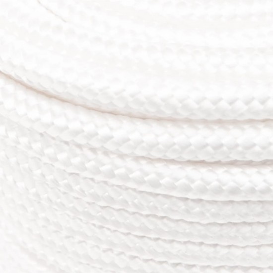Valties virvė, visiškai balta, 12mm, 250m, polipropilenas