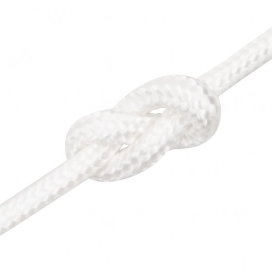 Valties virvė, visiškai balta, 10mm, 100m, polipropilenas