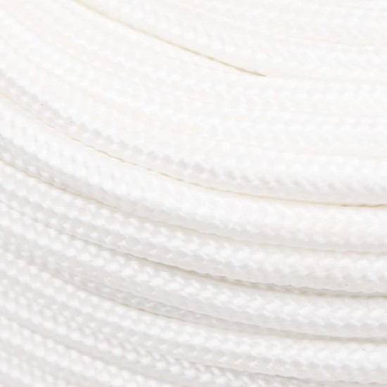 Valties virvė, visiškai balta, 8mm, 100m, polipropilenas