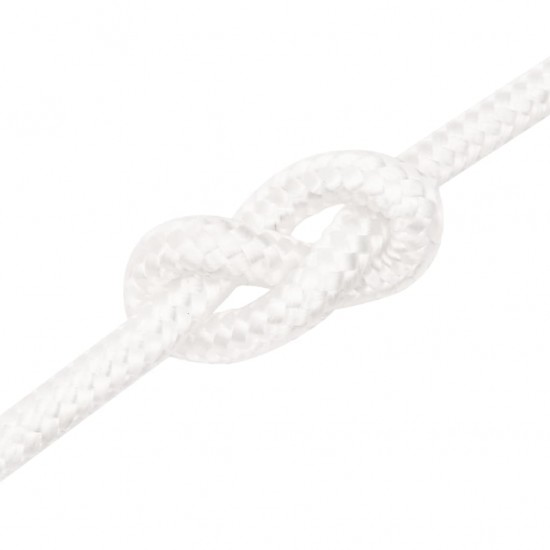 Valties virvė, visiškai balta, 14mm, 25m, polipropilenas