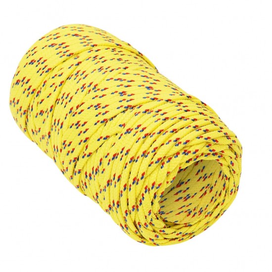 Valties virvė, geltonos spalvos, 2mm, 100m, polipropilenas