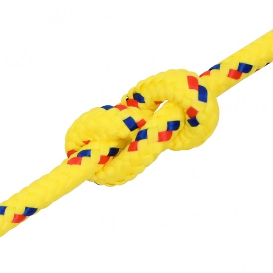 Valties virvė, geltonos spalvos, 6mm, 250m, polipropilenas