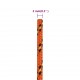 Valties virvė, oranžinės spalvos, 2mm, 25m, polipropilenas